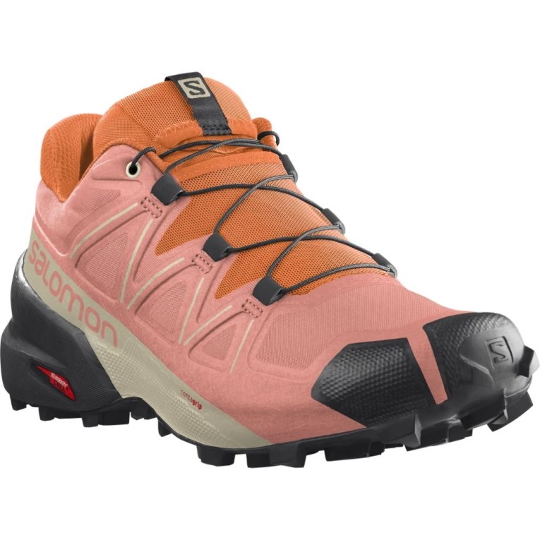 Sapatilhas Trail Running Salomon Speedcross 5 Feminino Rosa Laranja | PT D63901